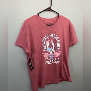 NWT Rosie Graphic T-Shirt In Rose XL Troll CO